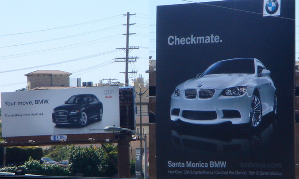 Kalifornijoje – „Audi“ ir BMW reklaminis karas