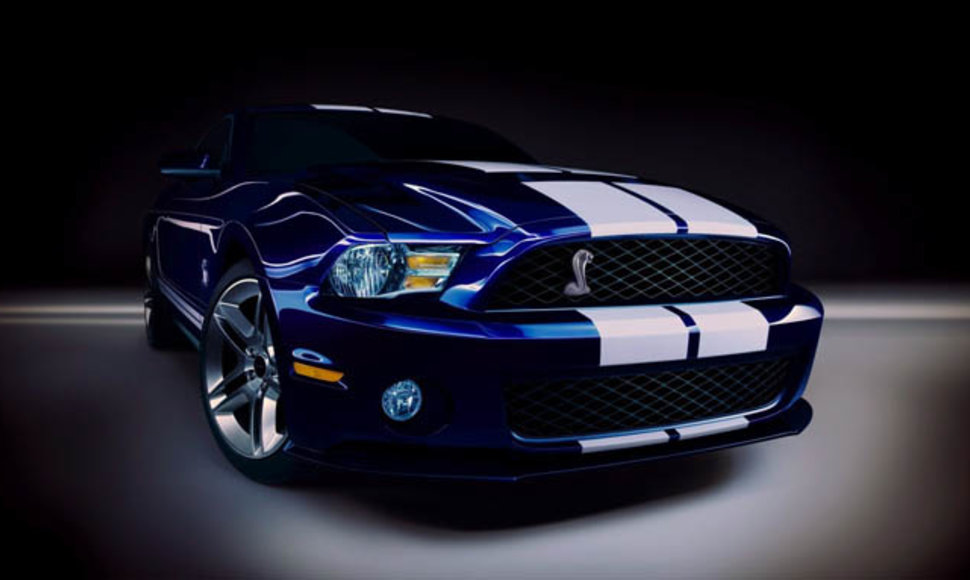„Ford Mustang Shelby GT500“ – dar stipresnis smūgis