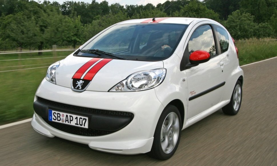 „Peugeot 107 Street Racing“ – stilingas mažylis