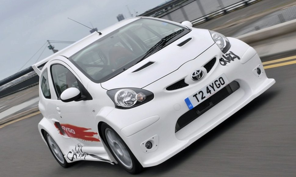 „Toyota Aygo Crazy“ – tikrai pakvaišęs