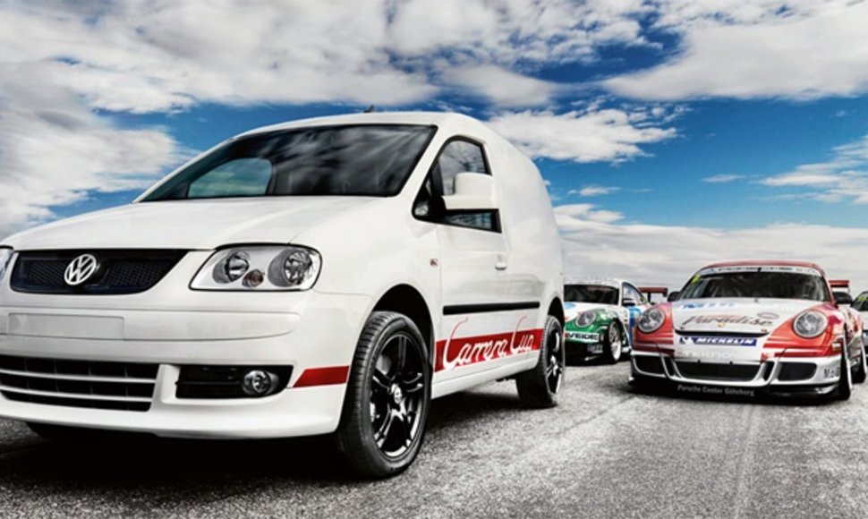 Pristatytas „Volkswagen Caddy Carrera Cup Edition“ modelis