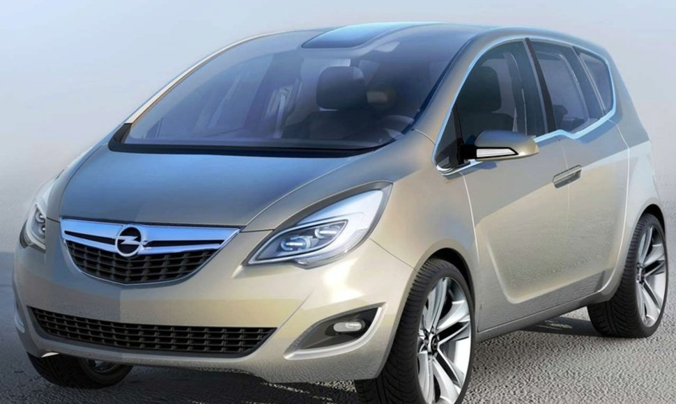 „Opel Meriva“ koncepcinio modelio nuotraukos