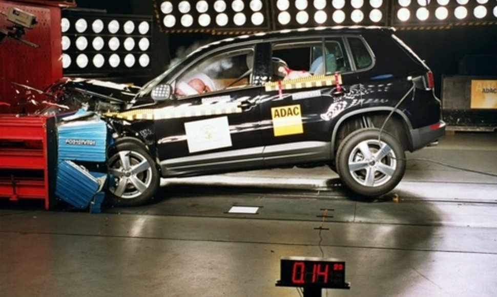 Automobilių saugumo testai nepakankamai griežti gamintojams
