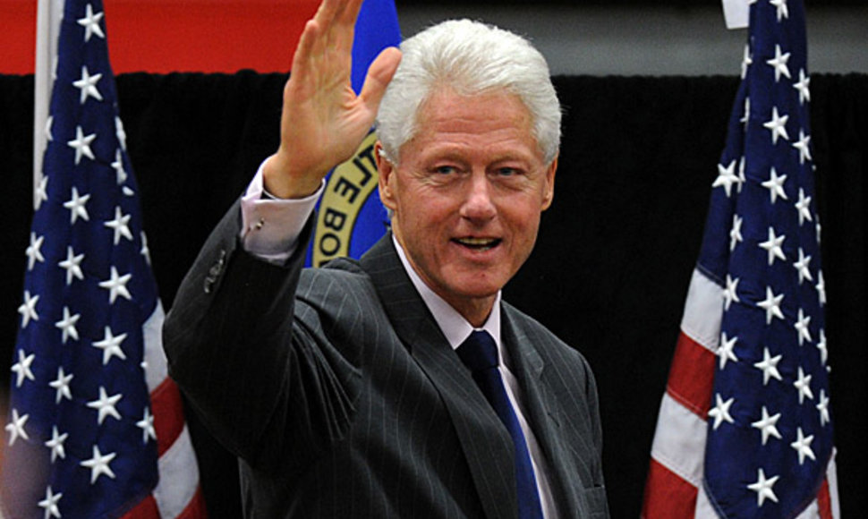 Buvęs JAV prezidentas Billas Clintonas gruodžio 2 dieną viešės Ciuriche