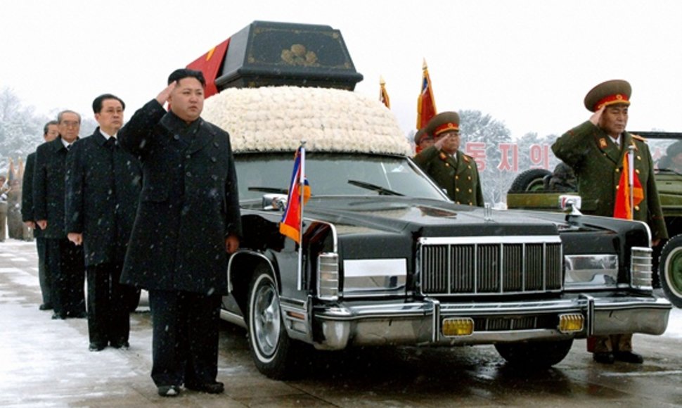 Kim Jong Ilo laidotuvių ceremonija