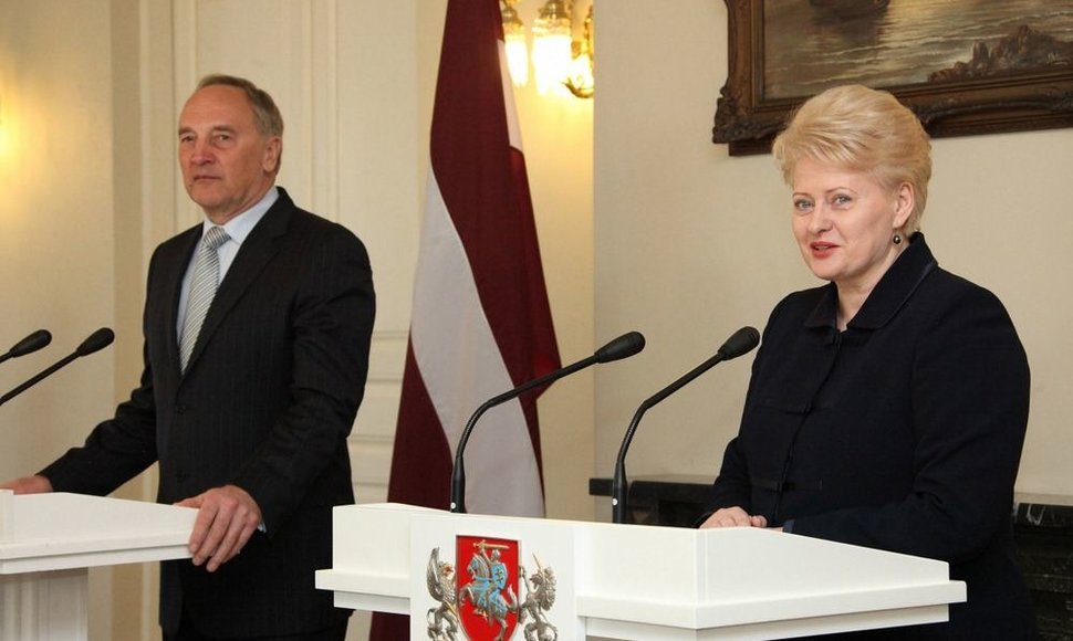 Andris Bėrzinis ir Dalia Grybauskaitė