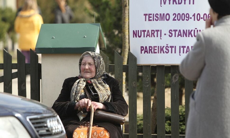 Prie Kedžių namo Garliavoje
