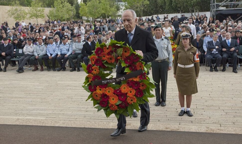 Izraelio prezidentas Shimonas Peresas