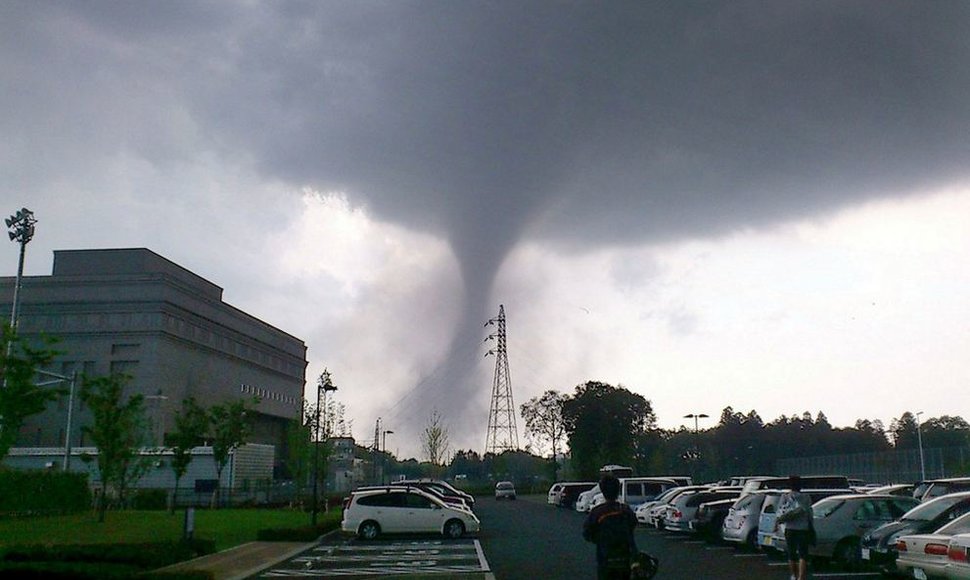 Tornado Tsukubos mieste
