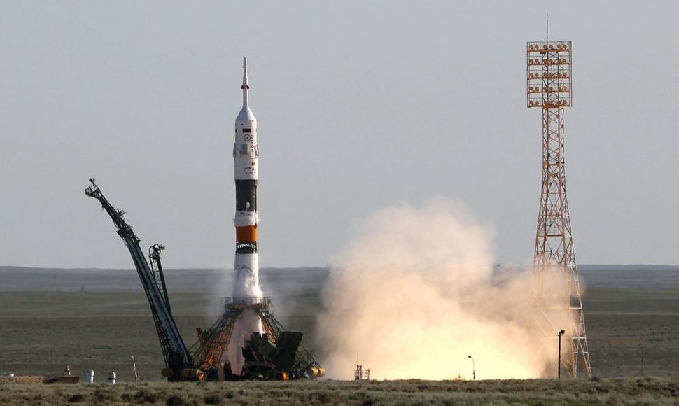 „Sojuz FG“ raketos pakilimas