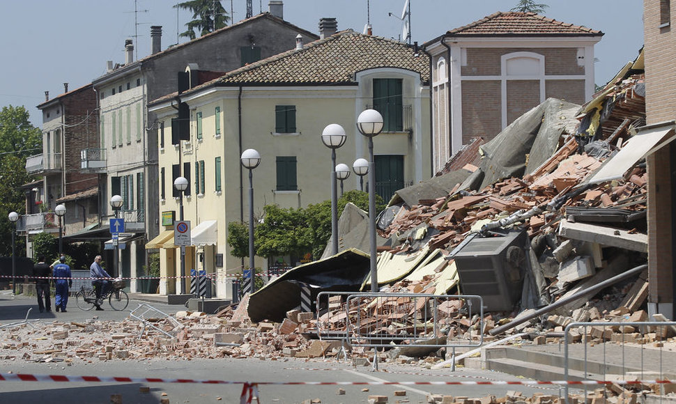 Žemės drebėjimo Italijoje padariniai