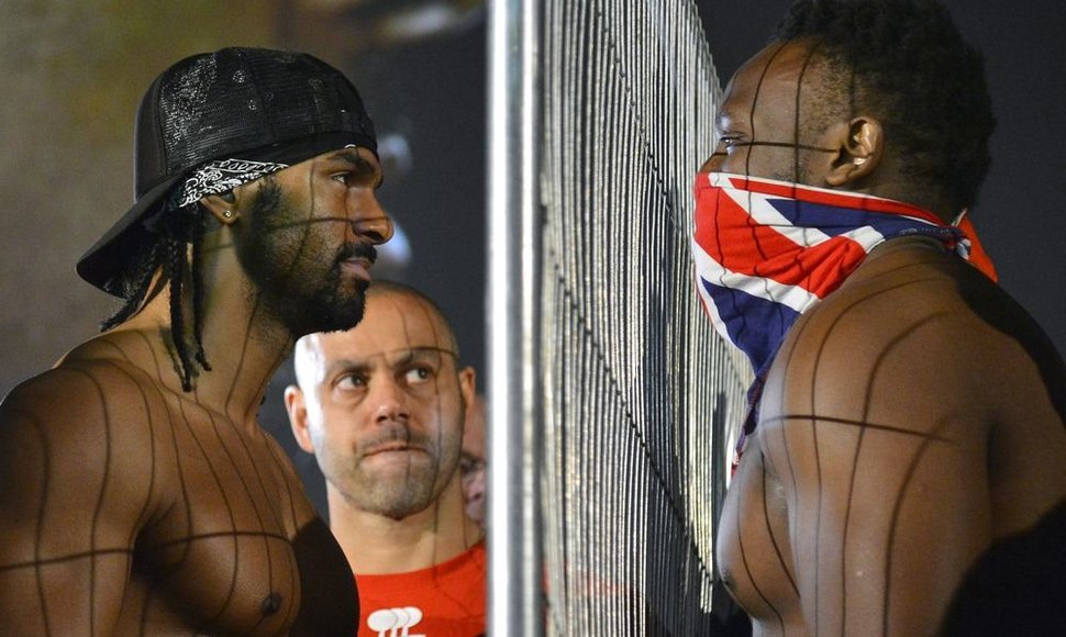 Davidas Haye ir Dereckas Chisora