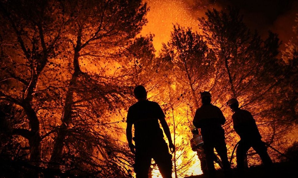 Miškų gaisras Ispanijoje