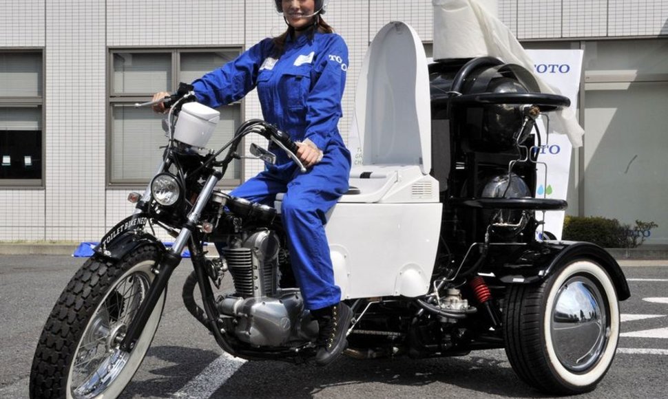 „Toilet Bike Neo“ išmatomis varomas motociklas