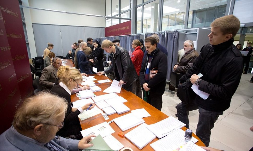 Išankstinis balsavimas Vilniuje