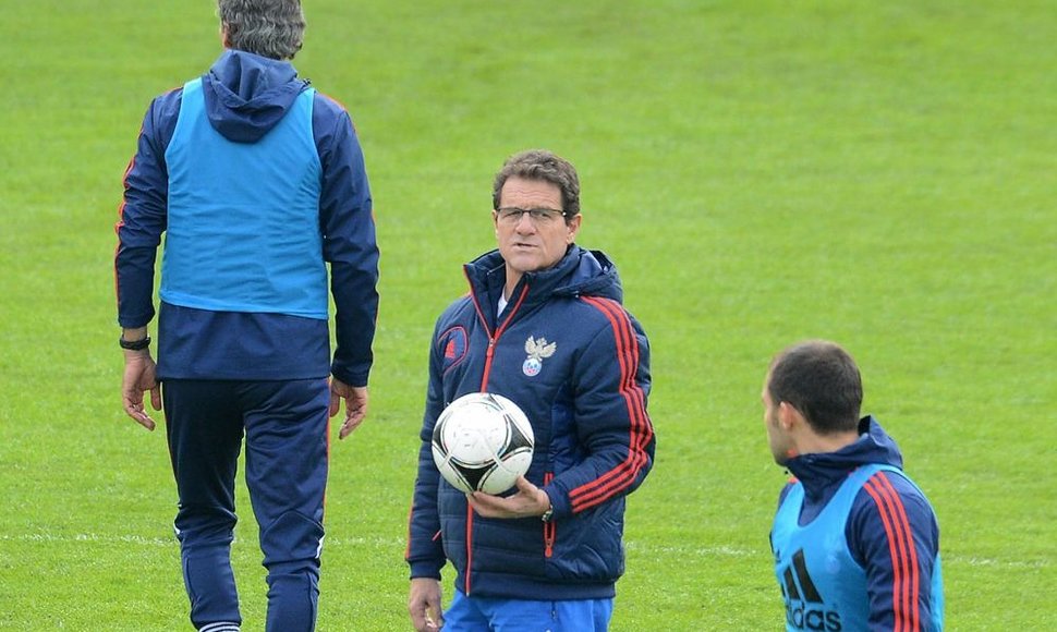 Rusijos futbolo rinktinės treneris Fabio Capello