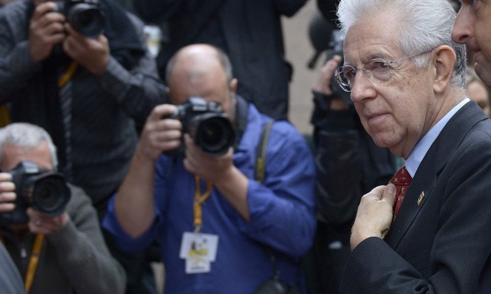 Italijos ministras pirmininkas Mario Monti