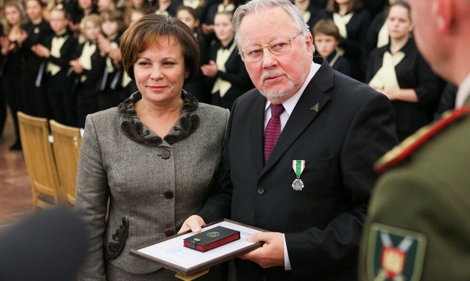 Rasa Juknevičienė ir Vytautas Landsbergis