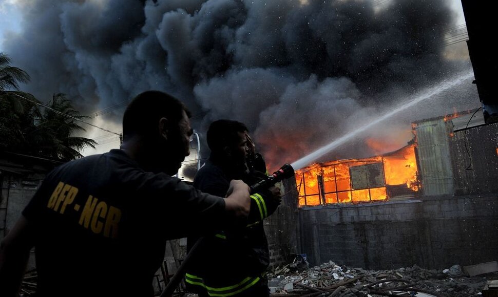 Gaisras lū&scaron;nynų rajone