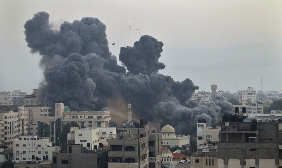Raketos sprogimas Gazos mieste
