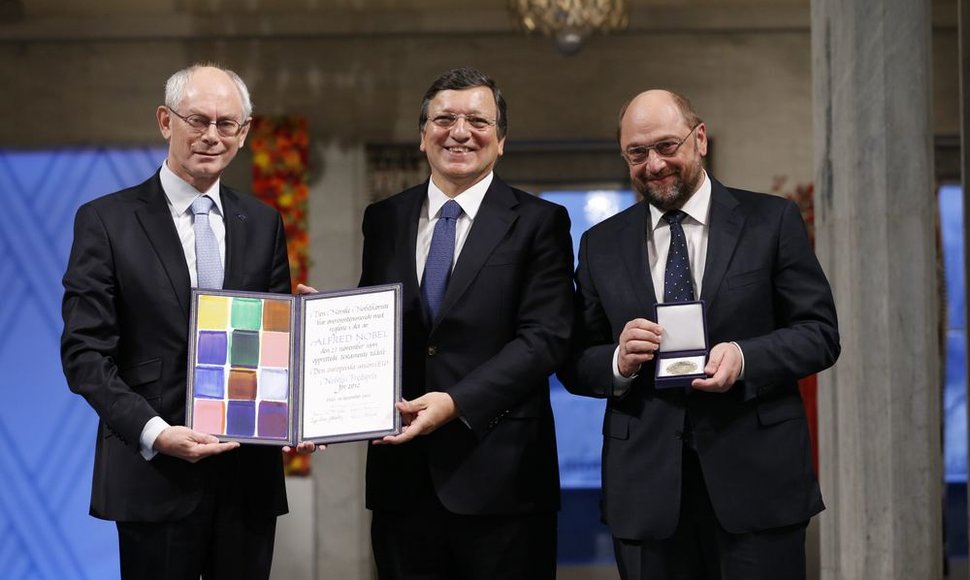 Hermanas van Rompuy, Jose Manueliui Barroso ir Martinas Schulzas