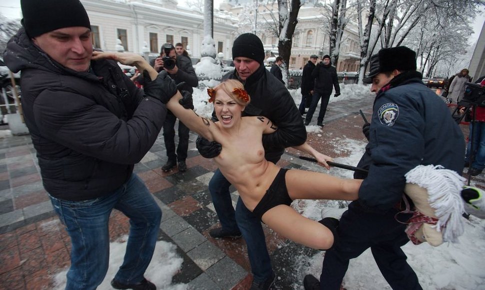 „Femen“ aktyvisčių protestas