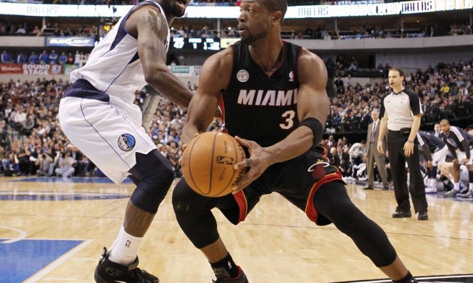 Dominique'as Jonesas ir Dwyane'as Wade'as