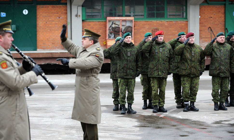 Išlydėtuvių ceremonijos akimirka