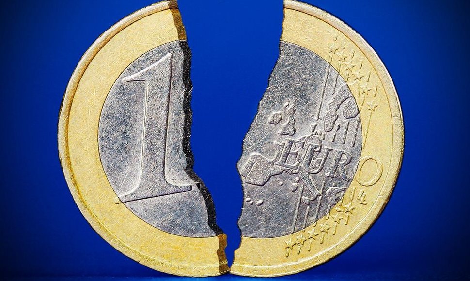 Suskilusi euro moneta