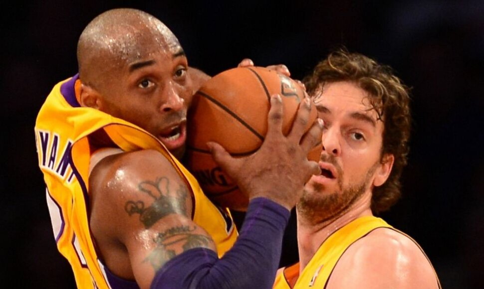 Kobe Bryantas ir Pau Gasolis