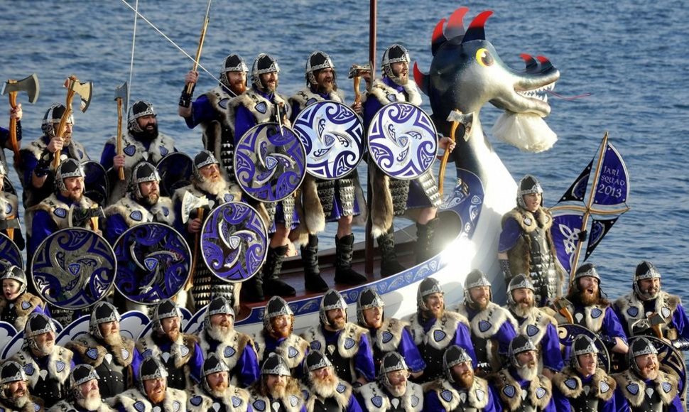 Vikingų festivalio akimirka