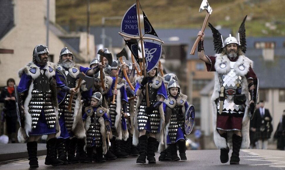 Vikingų festivalio akimirka