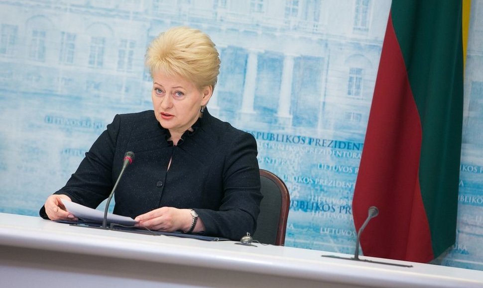 Lietuvos prezidentė Dalia Grybauskaitė