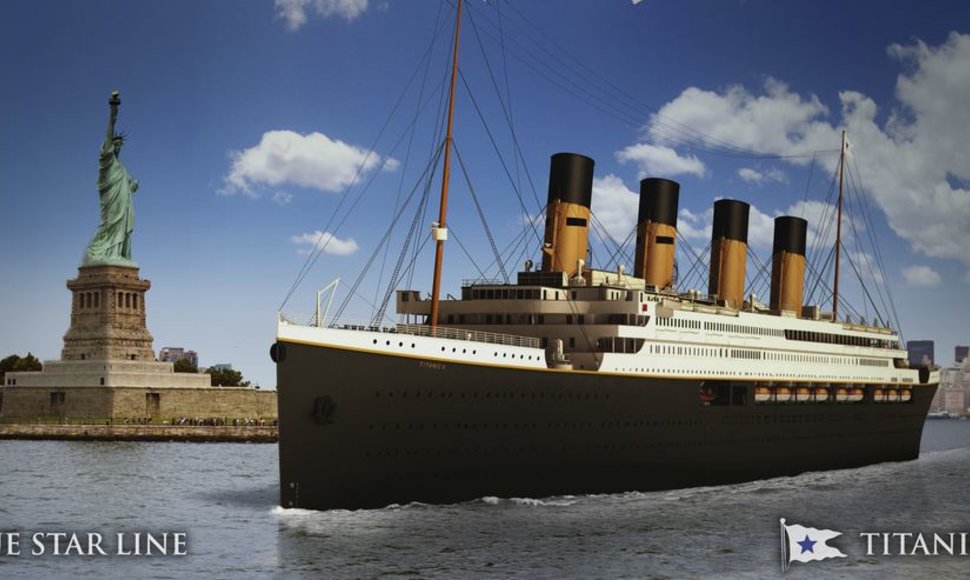 „Titanic-II“ kompiuterinis modelis