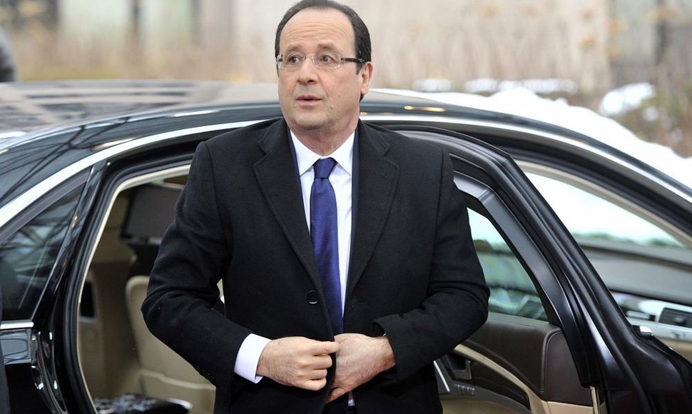 Prancūzijos prezidentas Francois Hollandeas