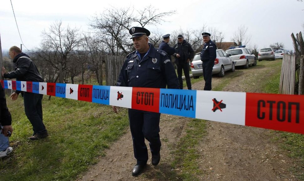Policija įvykio vietoje