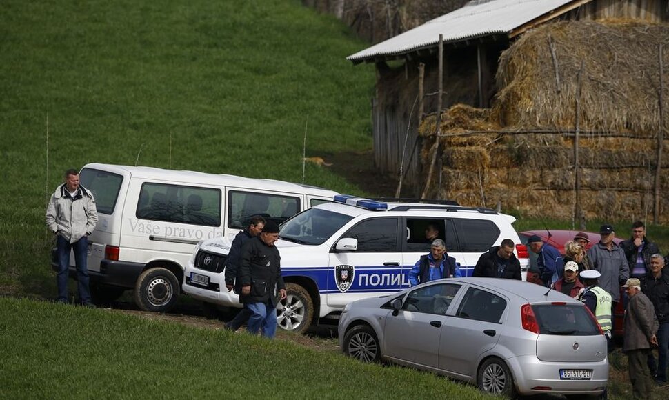 Policija žudynių vietoje