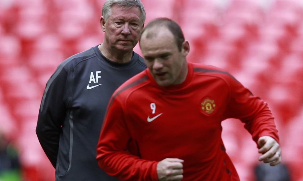 Alexas Fergusonas ir Wayne'as Rooney