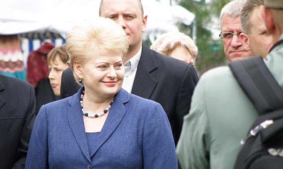 Dalia Grybauskaitė Burbiškio dvare