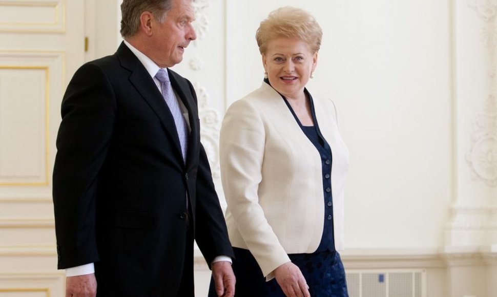 Suomijos prezidentas Sauli Niinisto ir Dalia Grybauskaitė