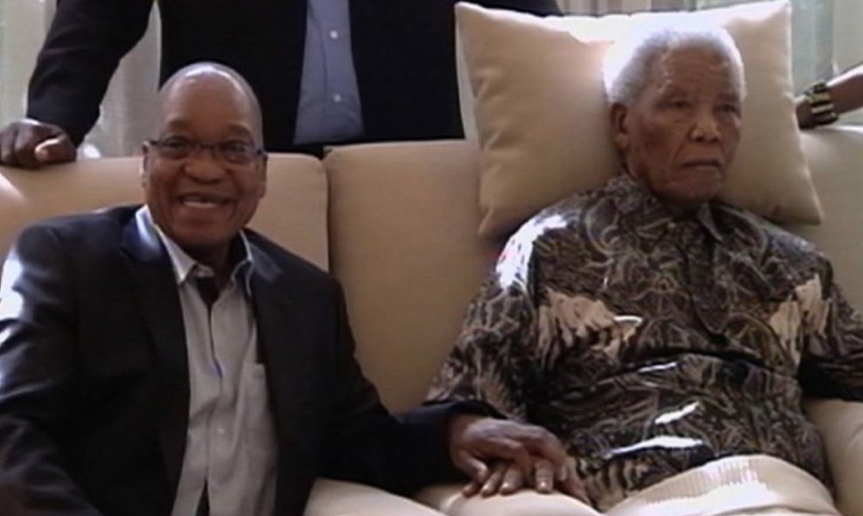 Jacobas Zuma ir Nelsonas Mandela