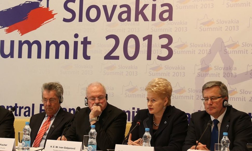 Dalia Grybauskaitė dalyvauja Vidurio Europos valstybių vadovų susitikime