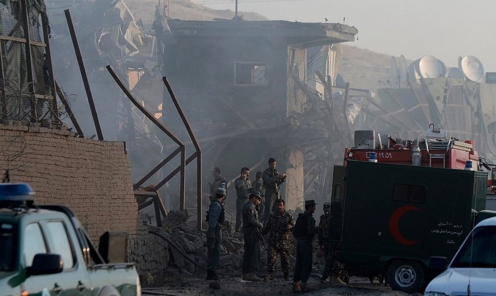 Mirtininkas Kabule atakavo logistikos bendrovę.