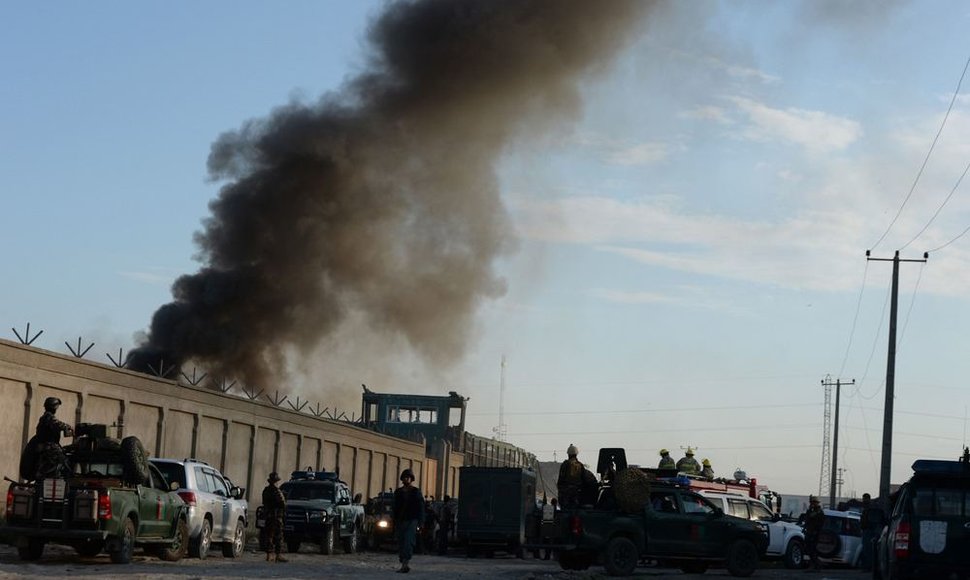 Mirtininkas Kabule atakavo logistikos bendrovę.