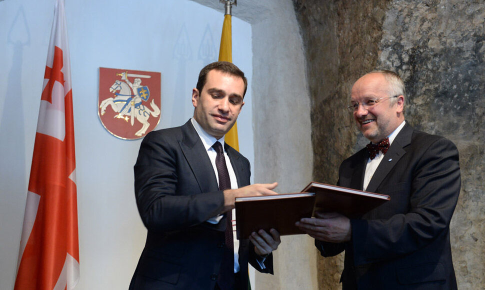Irakli Alasania ir Juozas Olekas