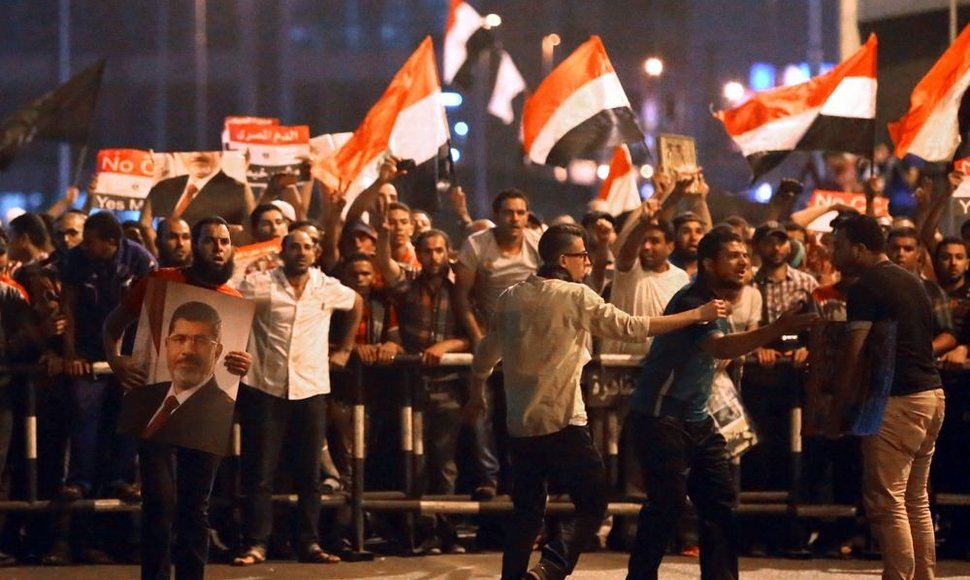 Protestuotojai Egipte