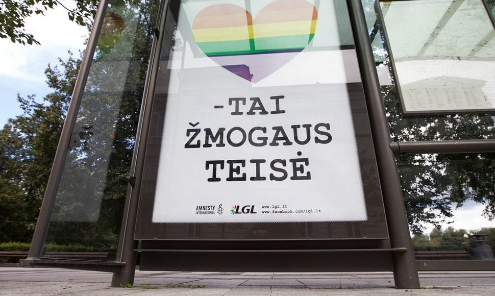 Reklaminiai plakatai „Už lygybę“