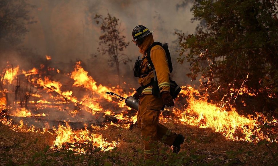 Miškų gaisras Kalifornijoje 