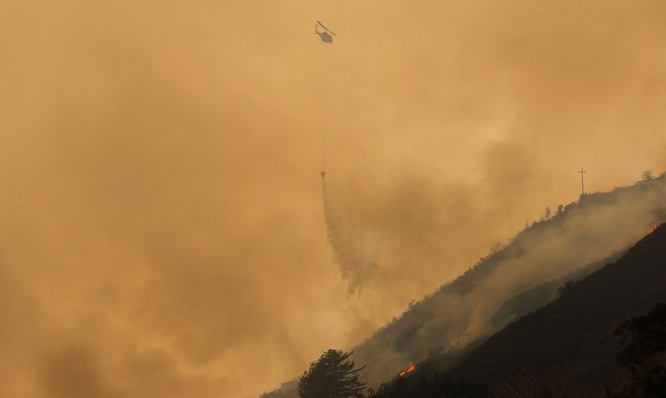 Miškų gaisras Kalifornijoje 