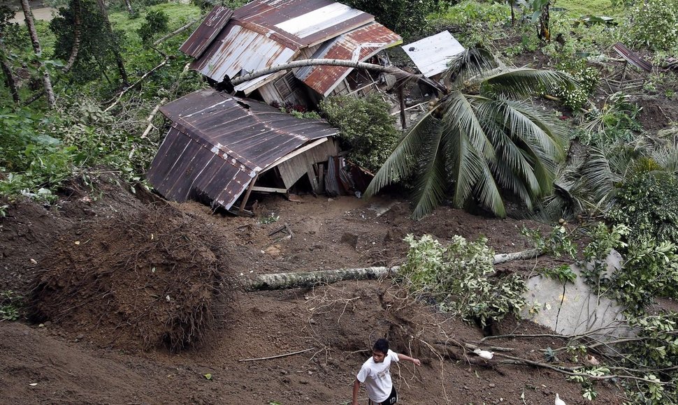 Žemės nuošliauža Filipinuose 
